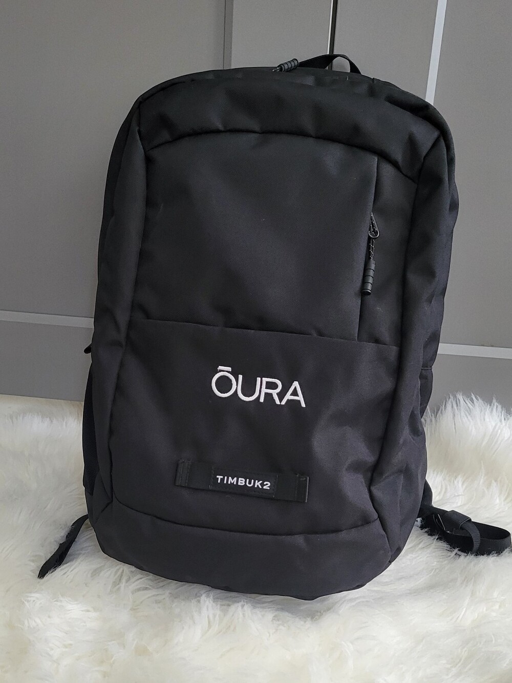 Timbuk2 ŌURA Black Men's Backpack with Front Logo